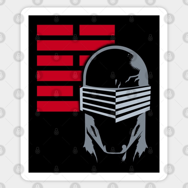 SNAKE EYES - Arashikage 2.0 Sticker by KERZILLA